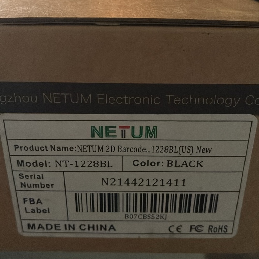 Netum 2D Barcode Scanner - Picture 4 of 4